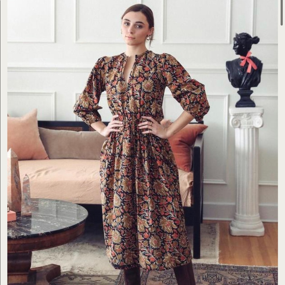 Mille Celeste Dress in Sunset Floral